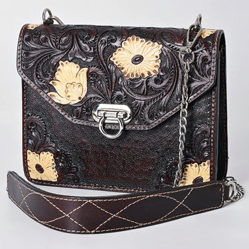 American Darling Crossbody Hand Tooled Genuine Leather Women Bag Western Handbag Purse|